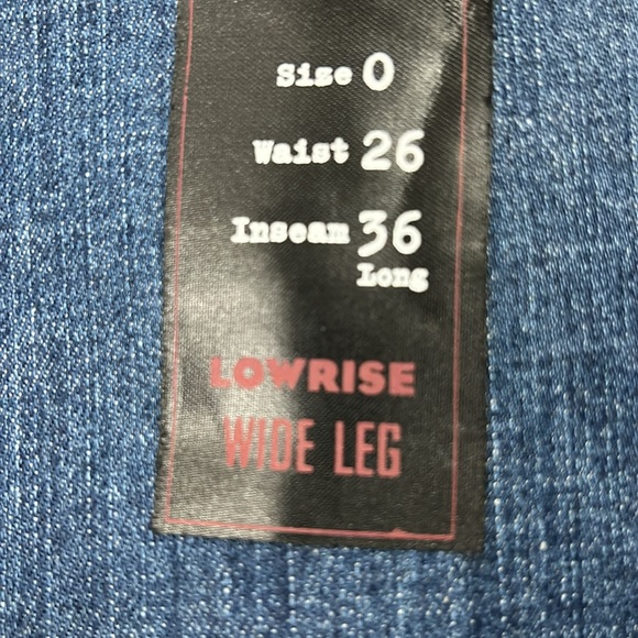 Adiktd Low Rise Wide Leg Jeans Reinforced Precision Seams Quality Hardware - Picture 9 of 16